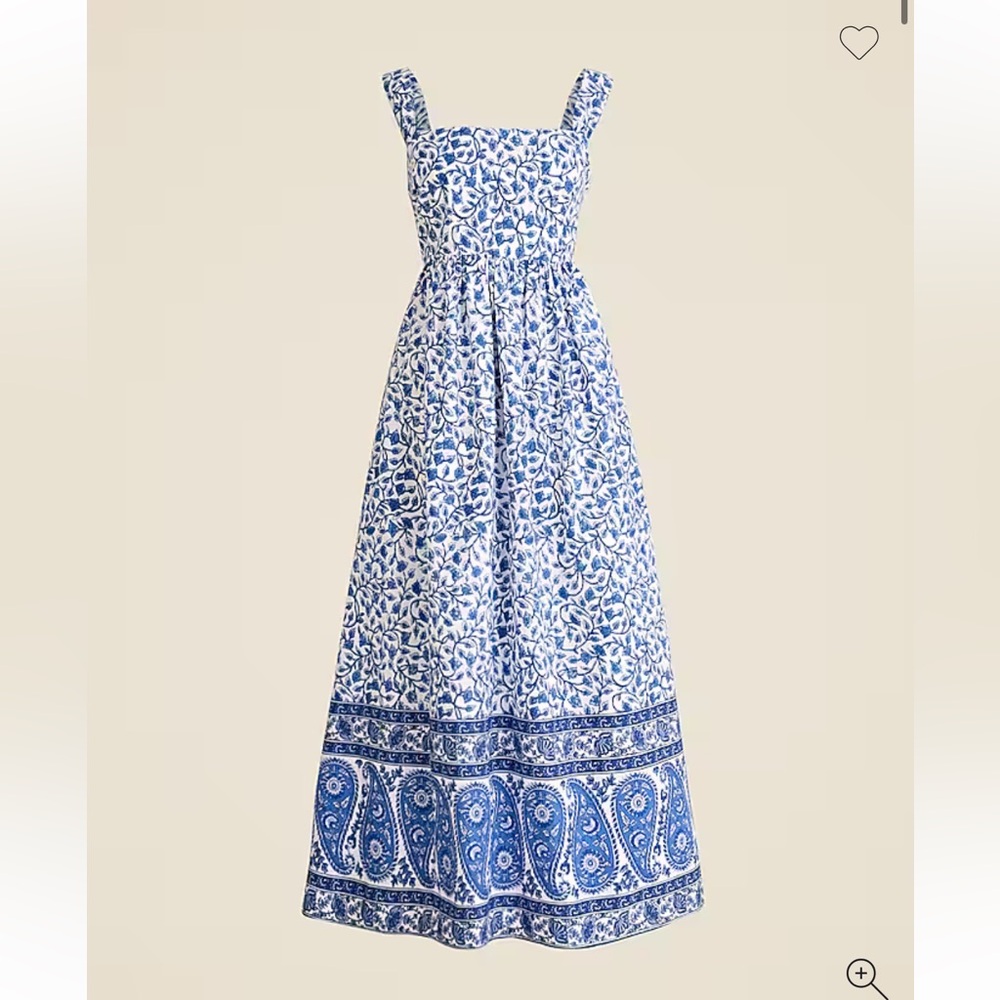 NWT J. Crew Bandana Print Maxi Dress